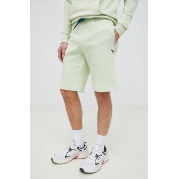 PS Paul Smith pantaloni scurti din bumbac culoarea verde