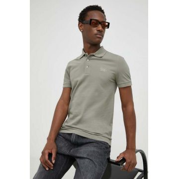 Tiger Of Sweden polo de bumbac culoarea verde, neted