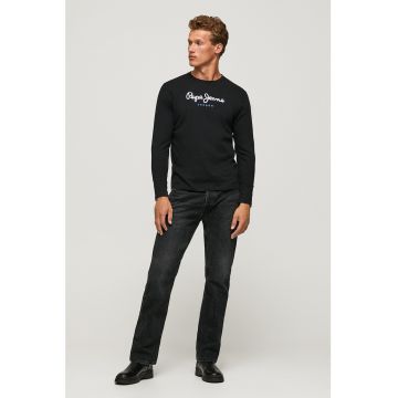Bluza de bumbac cu imprimeu logo
