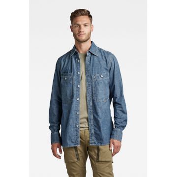 Camasa regular fit din chambray Nimes