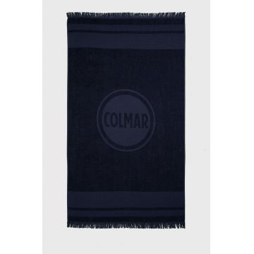 Colmar prosop din bumbac culoarea albastru marin