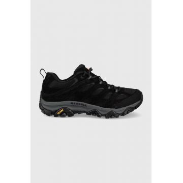 Merrell pantofi Moab 3 barbati, culoarea negru