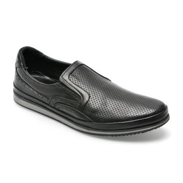 Pantofi GRYXX negri, M5500, din piele naturala