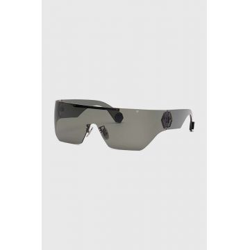 Philipp Plein ochelari de soare culoarea negru Philipp Plein ochelari de soare culoarea negru