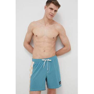 Quiksilver pantaloni scurti de baie culoarea turcoaz