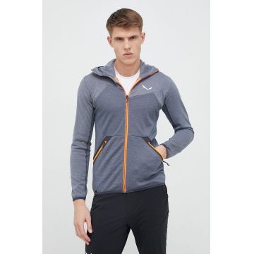 Salewa hanorac Puez Melange barbati, cu glugă, modelator