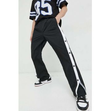 Tommy Jeans pantaloni de trening culoarea negru, neted