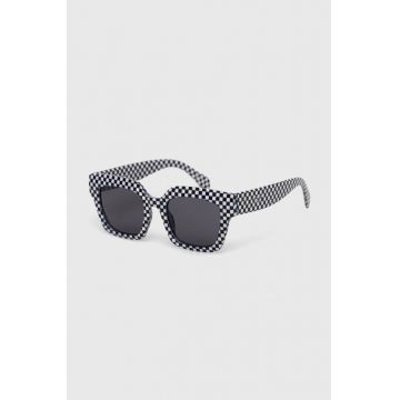 Vans ochelari de soare bărbați, culoarea negru VN0A7PQZY281-BLACKWHITE