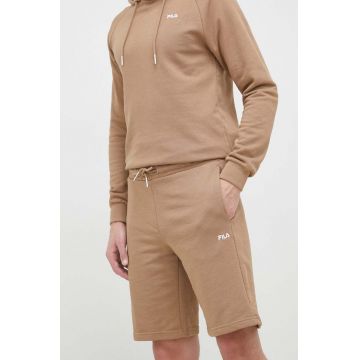 Fila pantaloni scurti barbati, culoarea maro, melanj