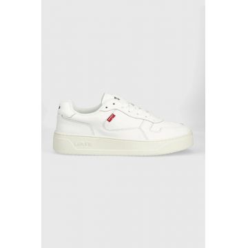 Levi's sneakers din piele Glide culoarea alb, D7521.0001 Levi's sneakers din piele Glide culoarea alb, D7521.0001