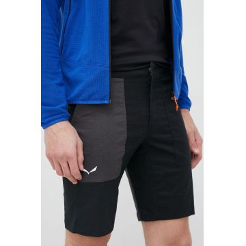 Salewa pantaloni scurți outdoor Lavaredo culoarea negru