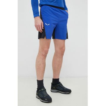 Salewa pantaloni scurți outdoor Pedroc 2 culoarea albastru marin