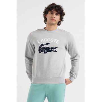 Bluza sport din bumbac cu imprimeu logo