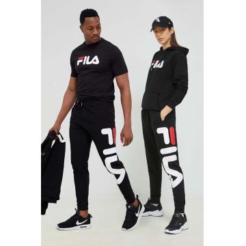 Fila pantaloni de trening culoarea negru, modelator