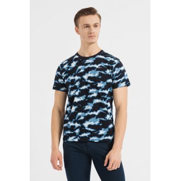 Tricou din bumbac cu model tie-dye Rem