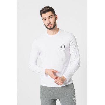 Bluza din bumbac cu logo