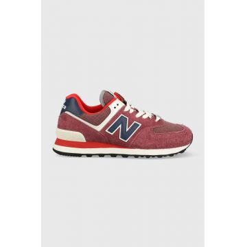 New Balance sneakers U574RX2 culoarea bordo U574RX2-RX2