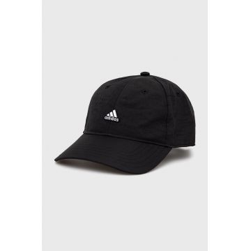 adidas șapcă HA5540 culoarea negru, neted
