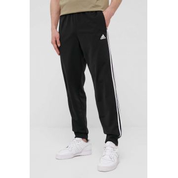 adidas pantaloni H46105 bărbați, culoarea negru, cu imprimeu H46105