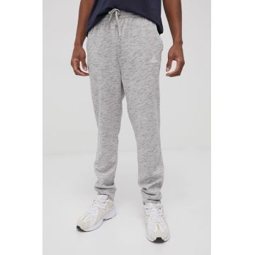 adidas pantaloni HE1795 barbati, culoarea gri, melanj