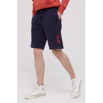 Champion pantaloni scurti 217171 barbati, culoarea albastru marin