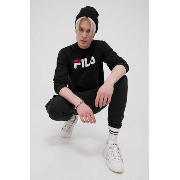 Fila bluza barbati, culoarea negru, cu imprimeu