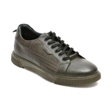 Pantofi BRAVELLI kaki, 78902, din piele naturala