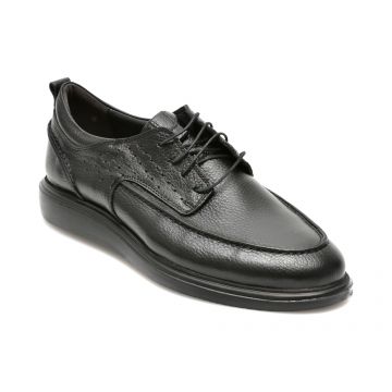 Pantofi BRAVELLI negri, 40103, din piele naturala