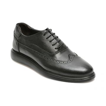 Pantofi BRAVELLI negri, 40104, din piele naturala