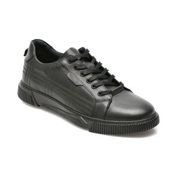 Pantofi BRAVELLI negri, 78902, din piele naturala