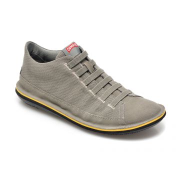 Pantofi CAMPER gri, 36791, din material textil si piele naturala