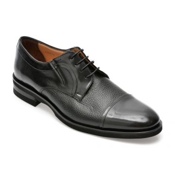 Pantofi EPICA negri, 40919, din piele naturala