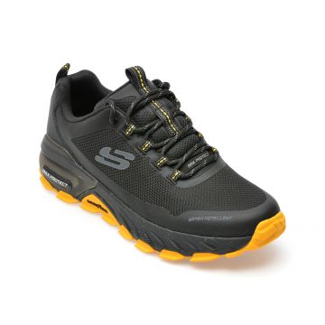 Pantofi sport SKECHERS negri, MAX PROTECT , din material textil