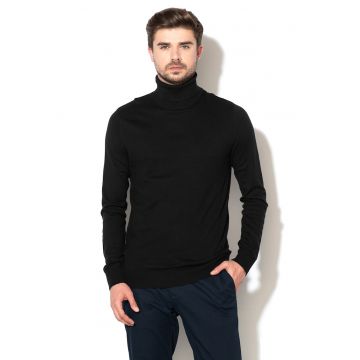 Jack & Jones - Pulover tricotat fin cu guler inalt Emil