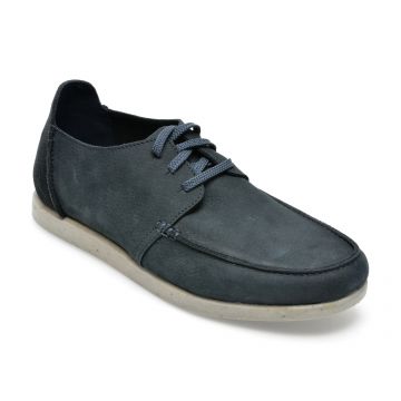 Mocasini CLARKS bleumarin, SHACRELITE LOW 0912, din nabuc