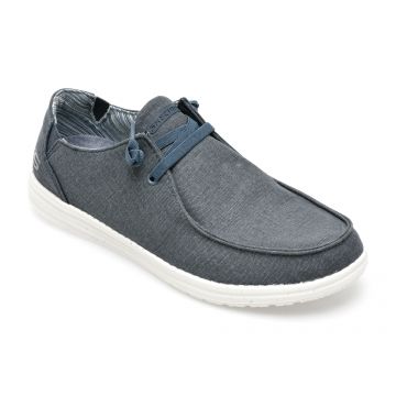 Mocasini SKECHERS bleumarin, MELSON, din material textil