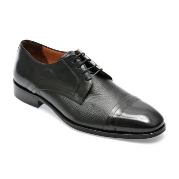 Pantofi EPICA negri, 48470, din piele naturala
