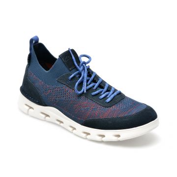 Pantofi sport CLARKS bleumarin, NATURE X GO-T, din material textil
