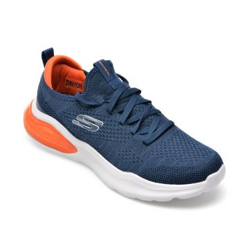 Pantofi sport SKECHERS bleumarin, AIR CUSHIONING, din material textil