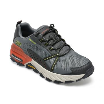 Pantofi sport SKECHERS gri, MAX PROTECT, din material textil