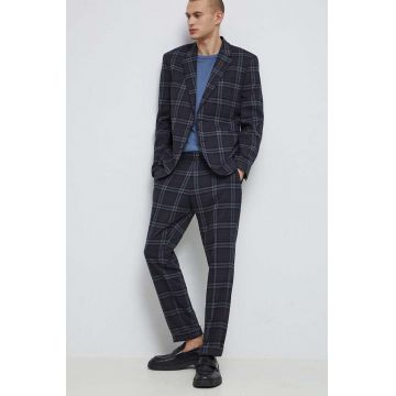 Medicine pantaloni barbati, culoarea negru, mulata