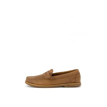 Pantofi loafer de piele nabuc Navigator