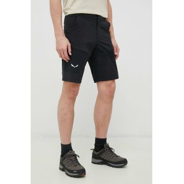 Salewa pantaloni scurți outdoor Pedroc 3 culoarea negru