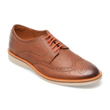 Pantofi CLARKS maro, ATTICUSLTLIMIT 0912, din piele naturala