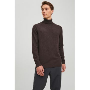 Jack & Jones - Pulover tricotat fin cu guler inalt Emil