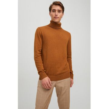 Jack & Jones - Pulover tricotat fin cu guler inalt Emil