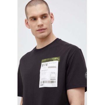 Puma tricou din bumbac culoarea negru, cu imprimeu 536315-01