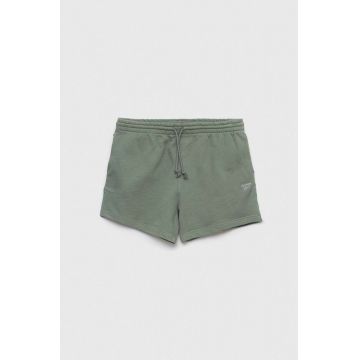 Reebok Classic pantaloni scurti din bumbac culoarea verde