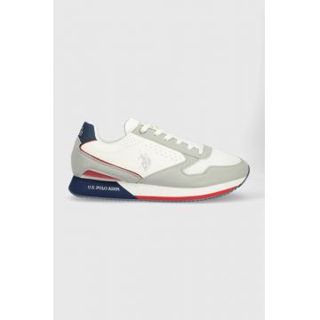 U.S. Polo Assn. sneakers NOBIL culoarea alb