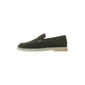 Pantofi loafer de piele intoarsa Easyplus